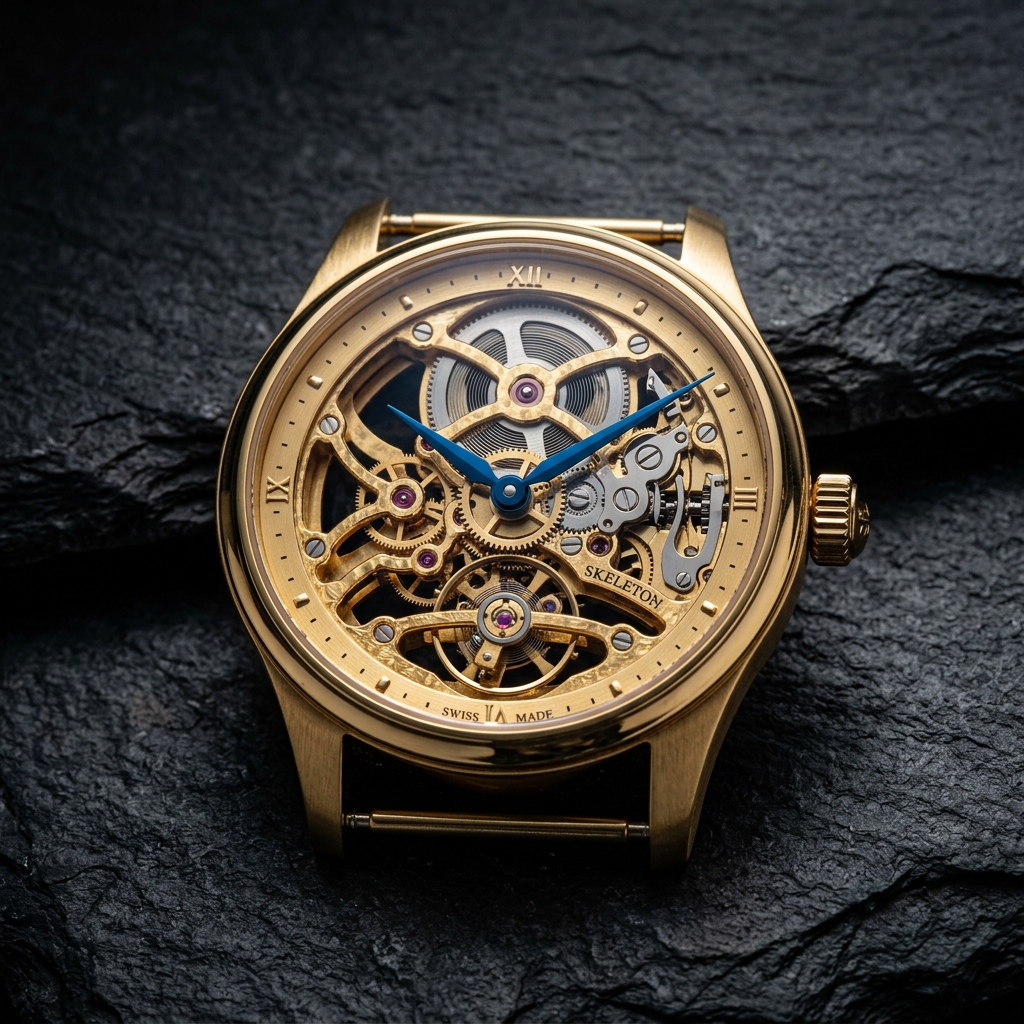 Astralis Skeletonized Watch Detail